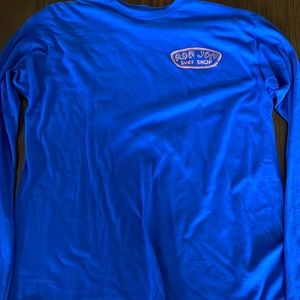 Medium blue Ron Jon long sleeve tee